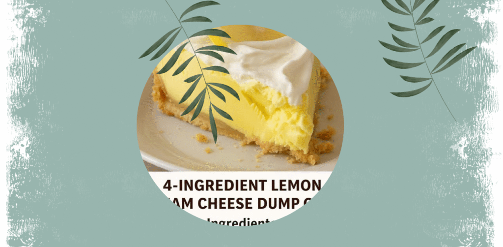 Lemon Cream Cheese Dump Cake Recipe