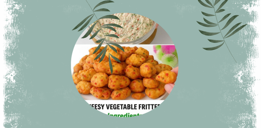 Cheesy Vegetable Fritters Recipe