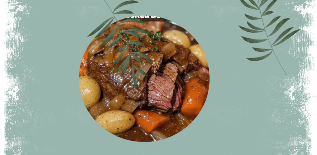 Classic Pot Roast with Potatoes and Carrots Recipe