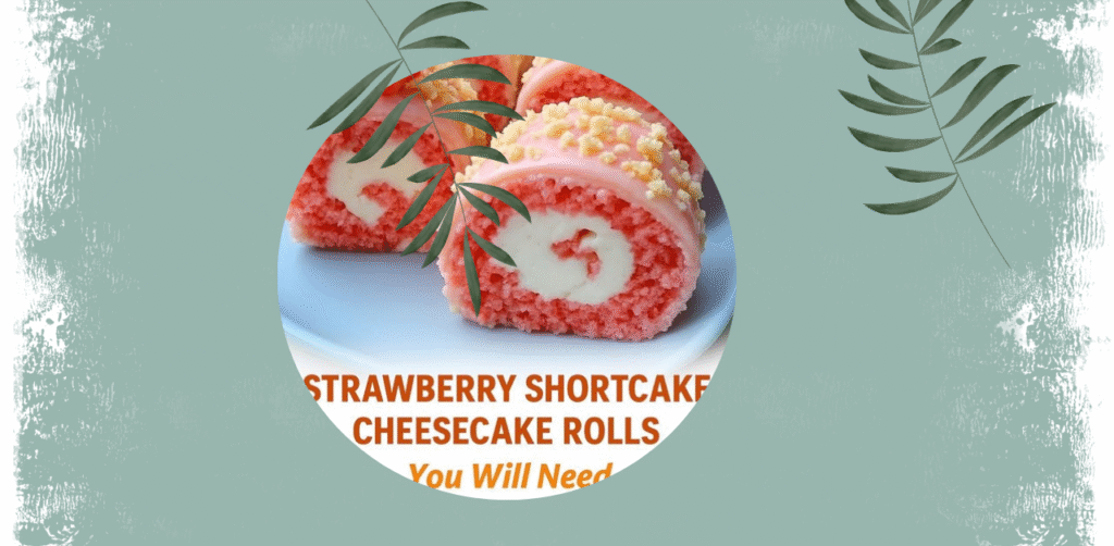 Strawberry Shortcake Cheesecake Rolls Recipe