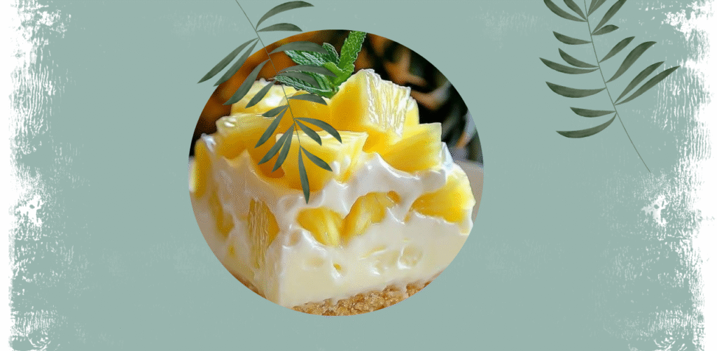 No-Bake Pineapple Cream Dessert Recipe