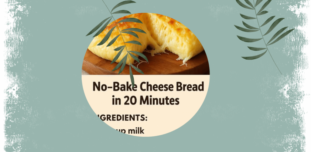 No-Oven Cheese Bread in 20 Minutes Recipe