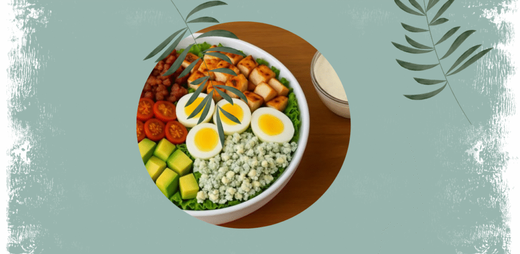 Cobb Salad with Homemade Ranch Dressing Recipe