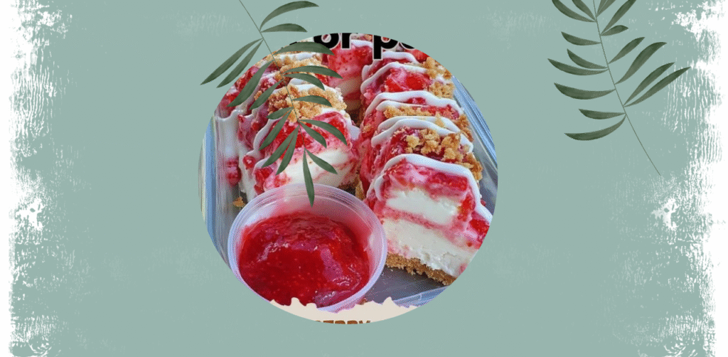 Strawberry Crunch Cheesecake Chunks Recipe