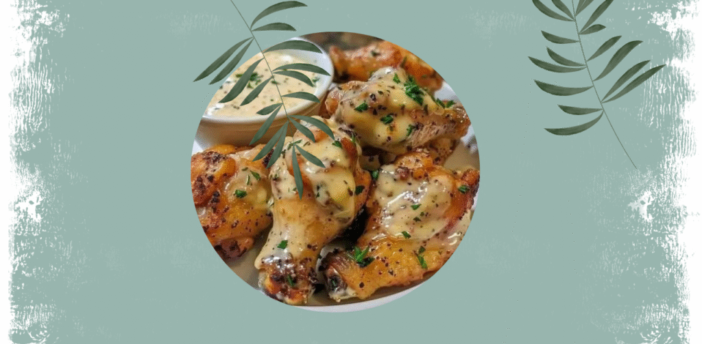 Alfredo Chicken Wings Recipe