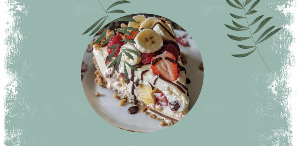 Banana Split Cheesecake Cake Recipe