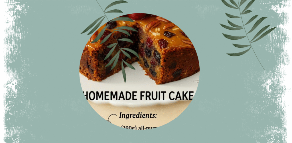 Classic Moist Fruit Cake Recipe