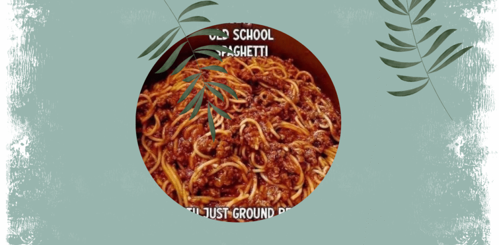 Old-School Spaghetti with Hearty Meat Sauce Recipe