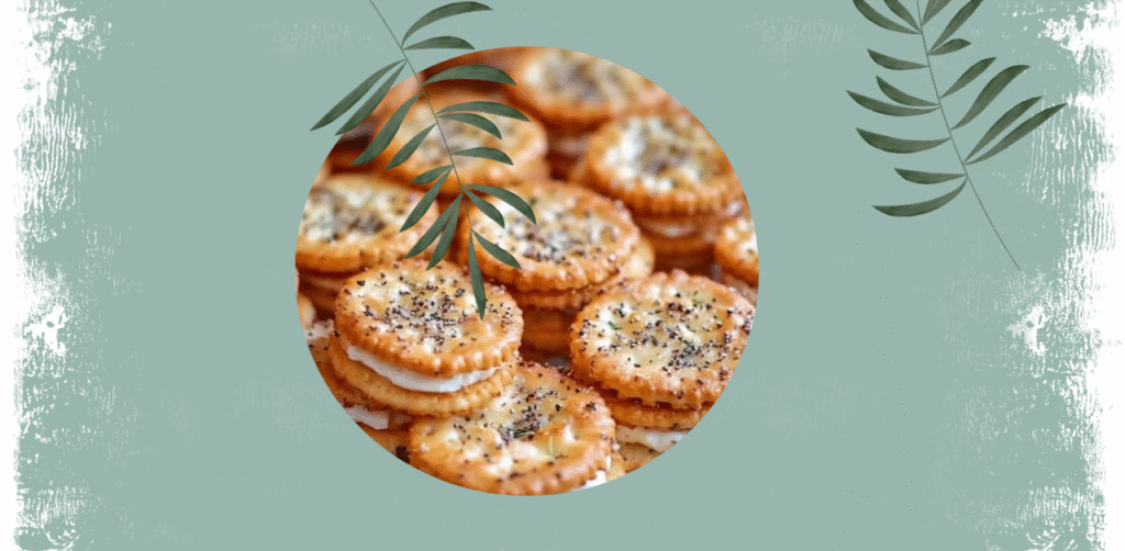 Cheddar Cream Cheese Ritz Cracker Bites