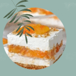 Creamy Peach Ice Cream Dessert