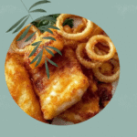 Crispy Cod & Golden Onion Rings Platter