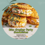 Ritz Cracker Party Sandwiches