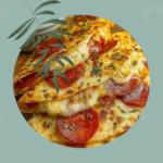 Keto Pepperoni Pizza Quesadillas