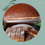 Double-Layer Chocolate Cake with Caramel Cream Filling