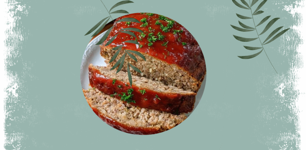 Super Easy Amish Meatloaf with Oats and Tomato Juice